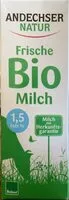 Mängden socker i Frische Bio Milch 1,5%-1,38€/1.8