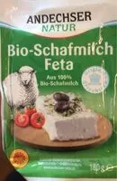 Mängden socker i Bio-Schafmilch Feta
