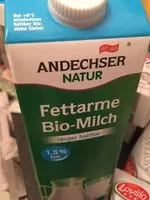 Mängden socker i Andechser ? Bio Milch 1,5% Fett