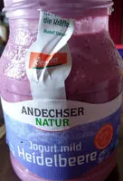 Mängden socker i Andechser Natur - Joghurt mild Heidelbeere