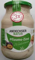 Mängden socker i Bio-Joghurt mild - Pflaume-Zimt