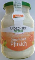 Mängden socker i Joghurt mild Pfirsich