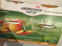 Mängden socker i Les petits yaourts bio mangue