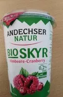 Mängden socker i Bio SKYR Himbeere Cranberry