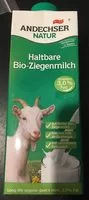 Mängden socker i Haltbare Bio-Ziegenmilch