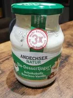Mängden socker i Bio Dessertjogurt Schokoballs Bourbon-Vanille