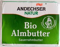 Mängden socker i Bio-Almbutter