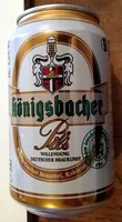 Mängden socker i Königbacher Pils
