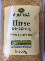 Mängden socker i Hirse / Millet