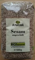 Mängden socker i Bio-Sesam, ungeschält