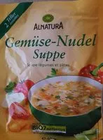 Mängden socker i Gemüse-Nudel-Suppe (Bio)