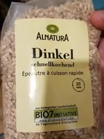 Mängden socker i Dinkel Schnellkochend, öko