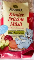 Mängden socker i Kinder Früchte Müsli
