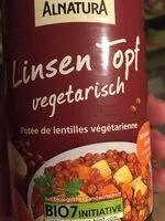 Mängden socker i Linsen Topf vegetarisch