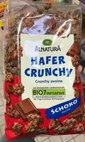 Mängden socker i Hafer Crunchy