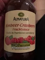 Mängden socker i Himbeer-Cranberry Fruchtsauce