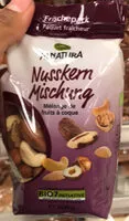 Mängden socker i Nusskern Mischung, Nuss