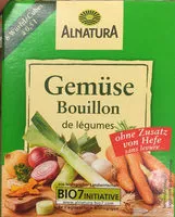 Mängden socker i Gemüsebouillon