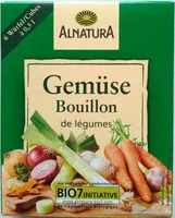 Mängden socker i Gemüse Bouillon de légumes