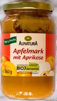 Mängden socker i Apfelmark mit Aprikose