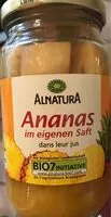 Mängden socker i Ananas, Im Eigenen Saft