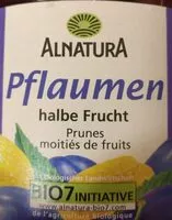 Mängden socker i Pflaumen, Halbe Frucht