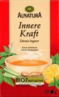 Mängden socker i Innere Kraft Zitrone-Ingwer