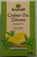 Mängden socker i Grüner Tee Zitrone