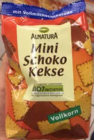 Mängden socker i Mini Schoko Kekse Vollkorn