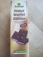 Mängden socker i Feuilles gaufrettes épeautre