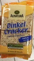Mängden socker i Dinkel Cracker - Crackers d'épeautre nature
