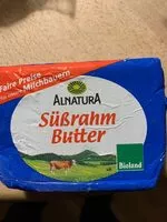 Mängden socker i Süßrahmbutter