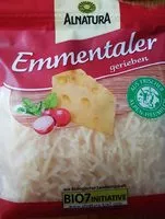 Mängden socker i Emmentaler gerieben (Bio) 45 %