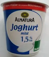 Mängden socker i Joghurt mild 1,5% Fett