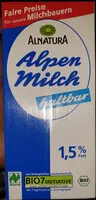 Mängden socker i Milch - Lait bio 1.5%