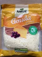 Mängden socker i Bergbauern Gouda gerieben