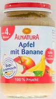 Mängden socker i Apfel mit Banane