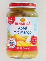 Mängden socker i Alnatura Apfel mit Mango