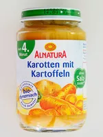 Mängden socker i Karotten mit Kartoffeln