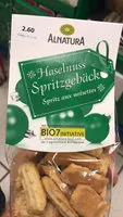 Mängden socker i Bio Haselnuss Spritzgebäck