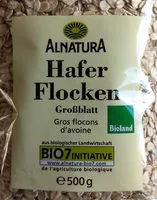 Mängden socker i Haferflocken Großblatt