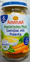 Mängden socker i Gemüse mit Polenta
