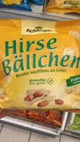 Mängden socker i Hirse Bällchen Erdnuss