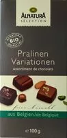 Mängden socker i PRALINEN VARIATIONEN
