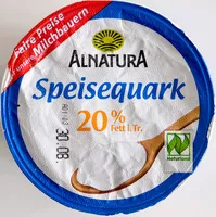 Mängden socker i Speisequark Halbfettstufe