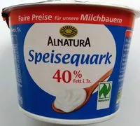 Mängden socker i Speisequark Fettstufe
