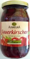 Mängden socker i Sauerkirschen