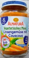 Mängden socker i Linsengemüse mit Couscous