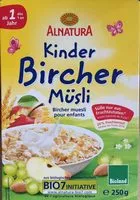 Mängden socker i Bircher Muesli Enfants