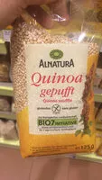 Puffed quinoa